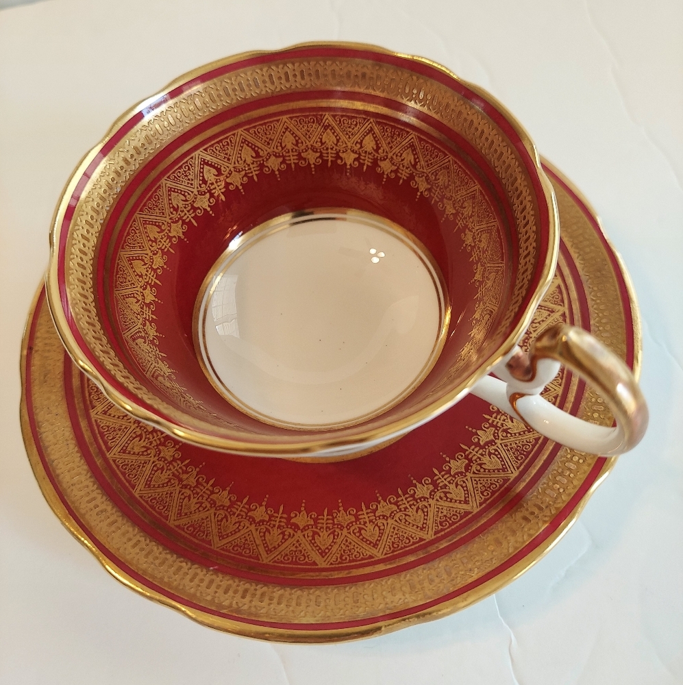 Aynsley Romney Tea Cup & Saucer